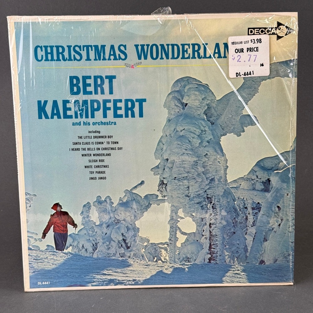 Bert Kaempfert Christmas Wonderland Vinyl Record LP DL-4441 Decca Mono Excellent